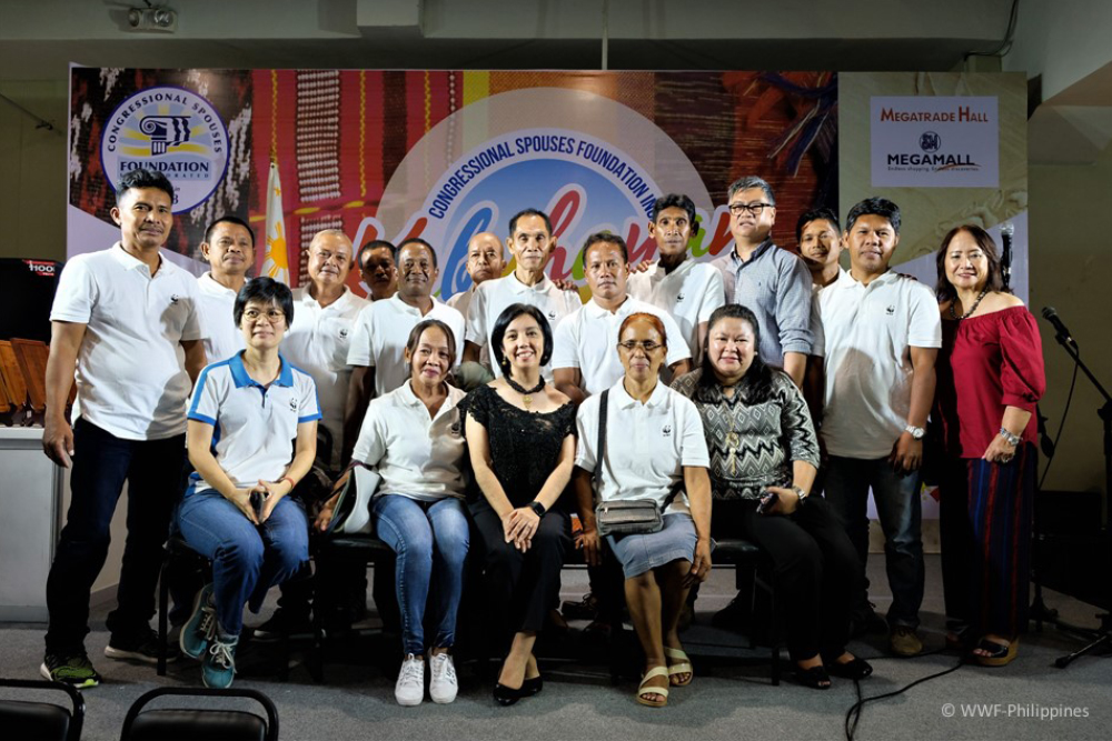 congressional spouses foundation, inc. (csfi) president luli arroyo joins wwf-philippines president and ceo joel palma, wwf-philippines vp for conservation chrisma salao, wwf-philippines sustainable tuna project manager joann binondo and representatives from the omftfai and gltffi