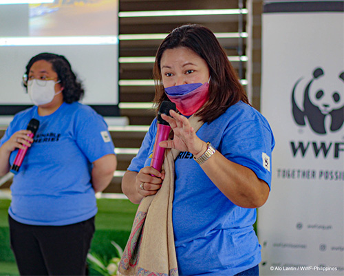 wwf philippines program manager Joann binondo presides over the stp 2 teams’ first msp meeting